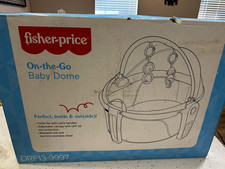 Fisher-Price On-the-Go Baby Dome Play Shade/Tent Blue/White DRF13-9997