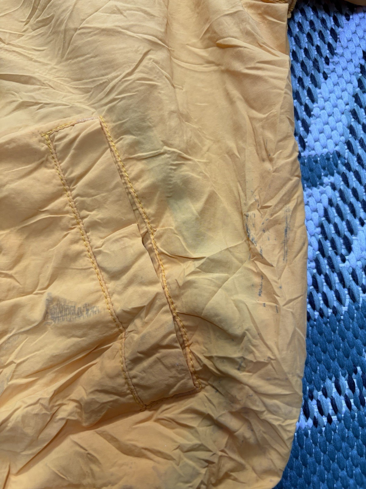 Genuine Tommy Hilfinger Jacket Size XS Yellow Hooded Excellent image 6