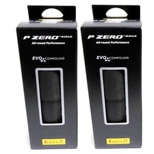 PAIR of Pirelli P ZERO SmartEVO Road Tires 700x28C Folding Clincher Black 2-Pack
