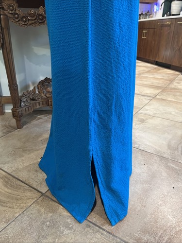 Dunes Damen Medium Türkis Baumwolle Spaghettiträger Maxi Sommer Strandkleid Q - Bild 6 von 9
