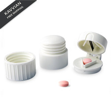 Deke Home - 3 in 1 Pill Cutter Crusher with 1 Count Pack of 1 , 1 Pack