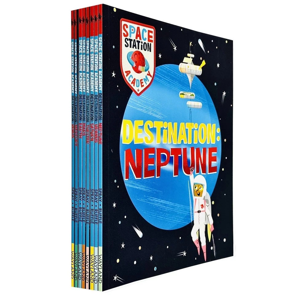 B&Q - Space Station Academy Series Collection 8 Books Set By Sally Spray (Destination VenusMercuryEarthMarsJupiterSaturnUran - Image 3