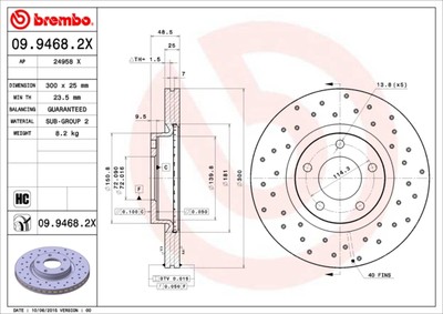 2 x Bremsscheibe Vorderachse Für MAZDA 3 5 BIANTE PREMACY