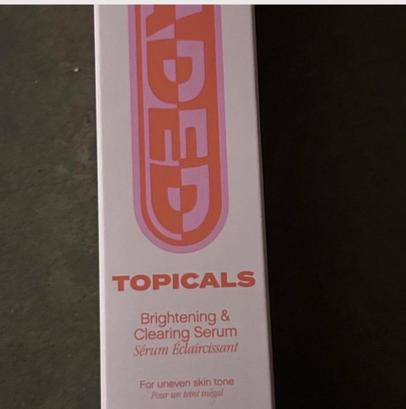2 x Pieces Topicals Faded Brightening Clearing Serum Reduces Discoloration 1.7oz