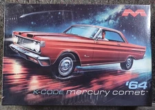 *🚙 🏁 Moebius Models 1:25 1964 Mercury Comet K-Code Hardtop Plastic Model Kit