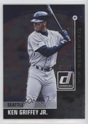 2015 Panini Donruss Preferred VIP Reserved Black 40/99 Ken Griffey Jr #1 HOF 0hl