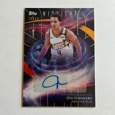 2025-26 Topps Midnight Oso Ighodaro Auto /50 Summer Solstice #SM-OI Suns