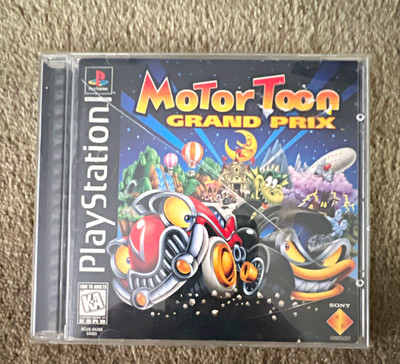 Sony Motor Toon Grand Prix Sony PlayStation 1 PS1 NTSC-U/C Racing w/ Case