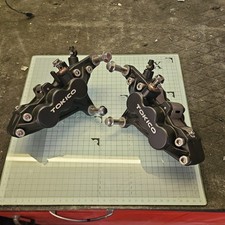 Kawasaki Zx6r 00-02 Zx9r 98-01 Zx12r 00-01 Tokico Front Brake Calipers Pair Kawasaki Zx6r 00-02 Zx9r 98-01 Zx12r 00-01 Tokico Front Brake Calipers Pair