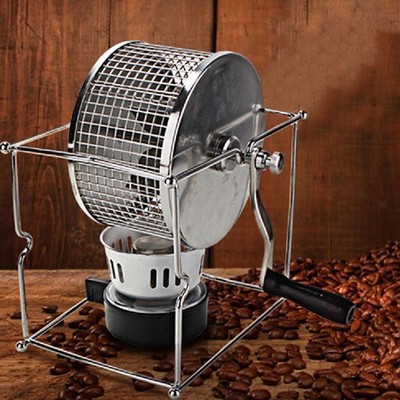 Manuelle Kaffeebohnenröstermaschine mit Griff, Kaffeebohnenwalze,