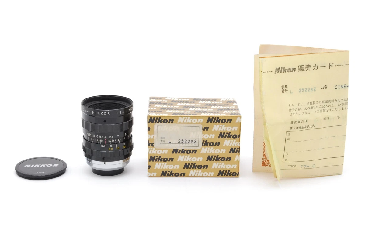 Cine-NIKKOR 25mmF1.8 マイクロフォーサーズアダプター付き Cine-NIKKOR 25mmF1.8 マイクロフォーサーズアダプター付き Nikon 25mm