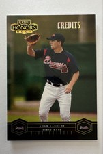 2004 Playoff Honors - Adam LaRoche #15 Credits Gold /25