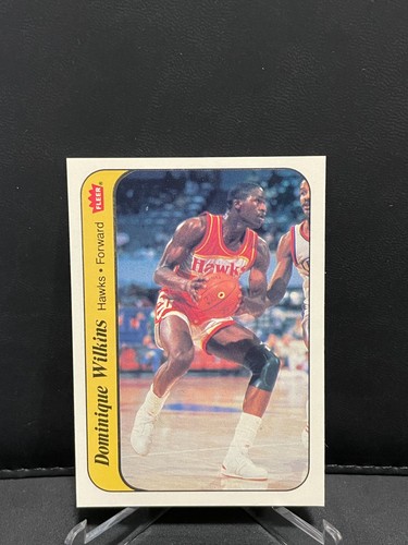 Dominique Wilkins #11 1986 Fleer Sticker card