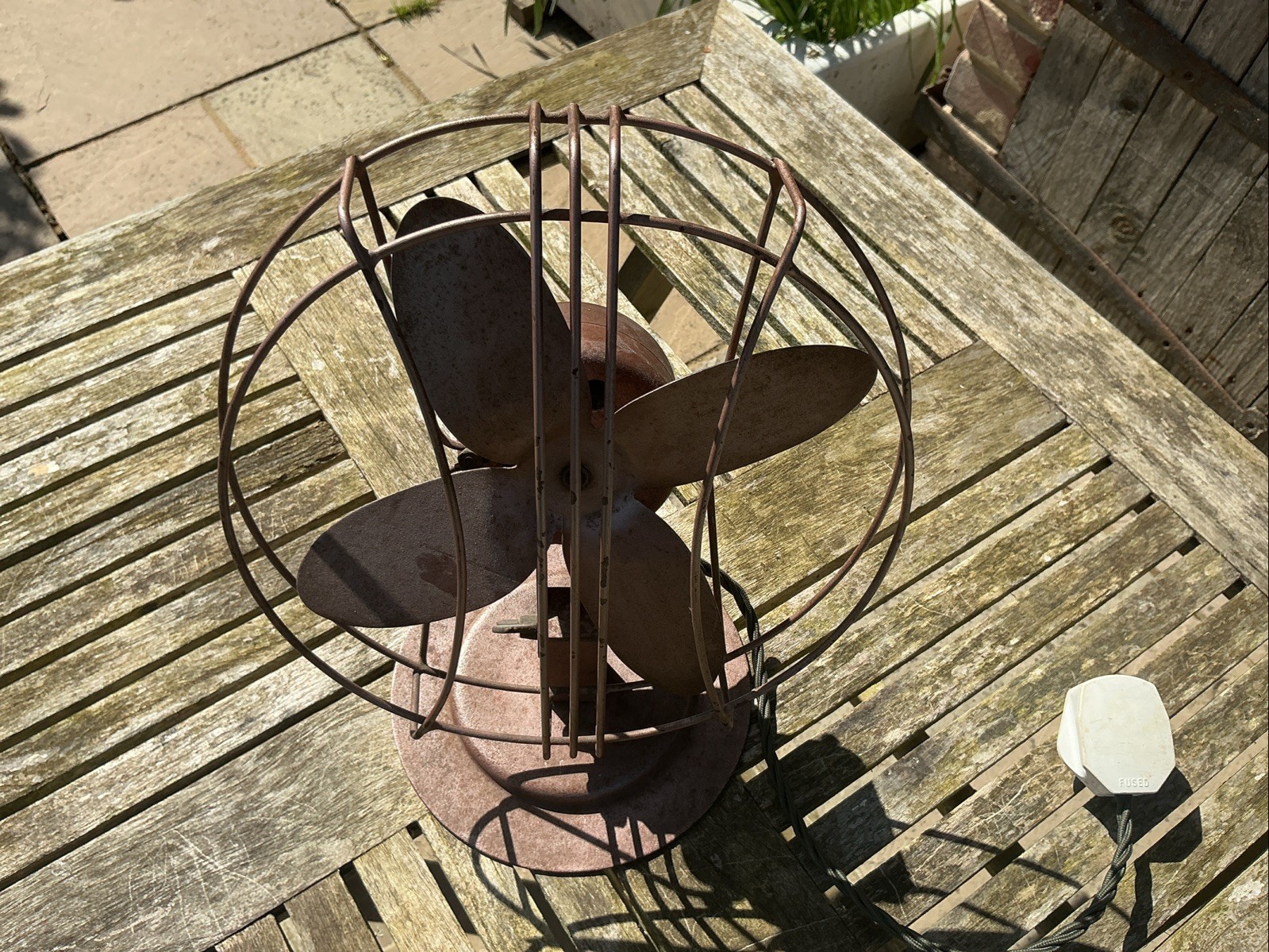 Vintage Electric Fan By Hawkins Made In England Working Order Display Item