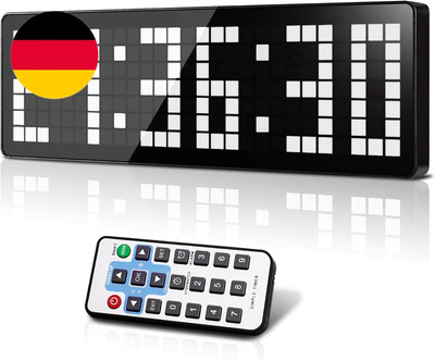 Gym Timer,13.2'' Digital LED Wand Uhr & Countdown/Up,Stoppuhr,Fitness Training Ti
