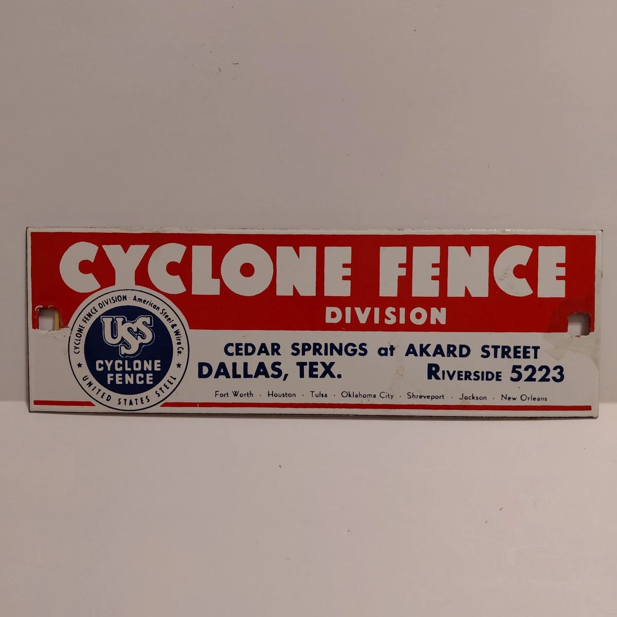 Vintage Fence Sign In Original Advertising Signs (1930-1969) for