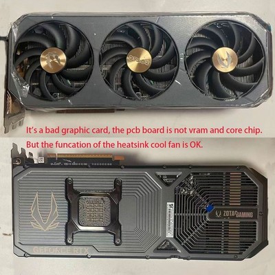 ZOTAC　RTX 5090 ヒートシンクのみ 基板（PCB）なし For Zotac RTX5090 AMP Extreme Series Heatsink Cooling Fan or a bad