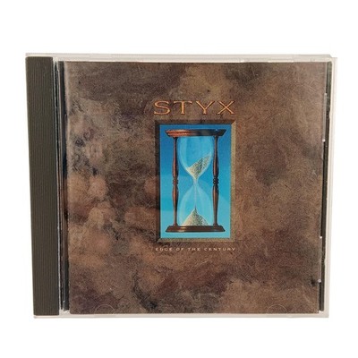 Styx CD Edge Of The Century 1990 Rock Classic Rock AFM Records Brown Album