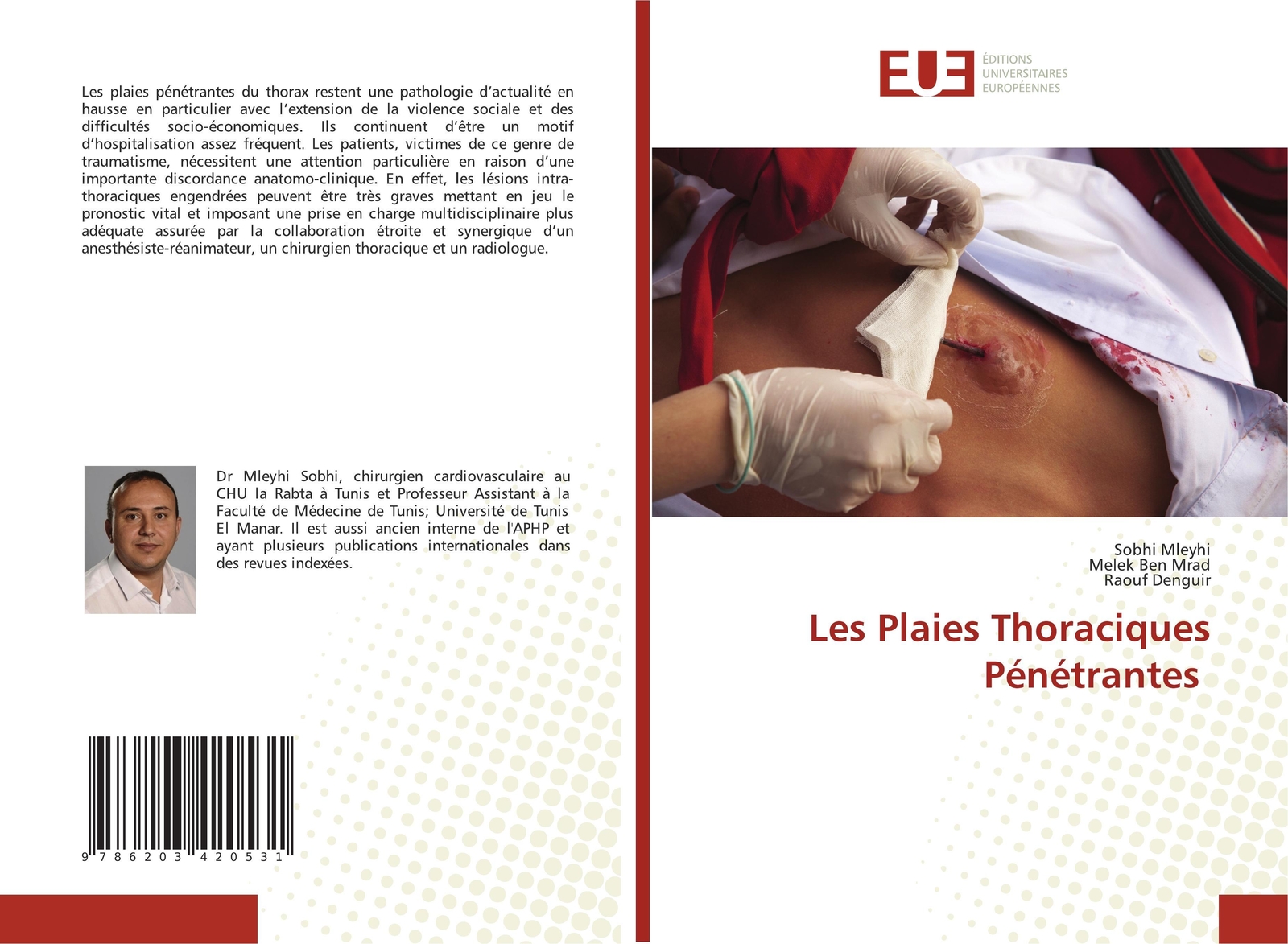 Les Plaies Thoraciques Pénétrantes Sobhi Mleyhi (u. A.) Taschenbuch