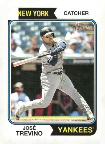 2023 Topps Heritage #242 José Trevino | Baseball Card