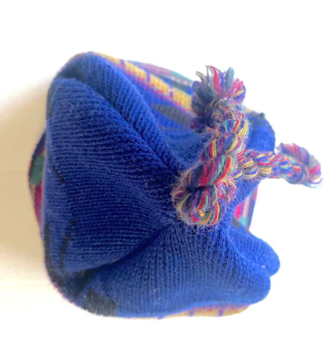 JYTTE 100% Wool Vintage Aztecs Southwestern Tassel Beanie Hat JYTTE 100% Wool Vintage Aztecs Southwestern Tassel Beanie  main image 4