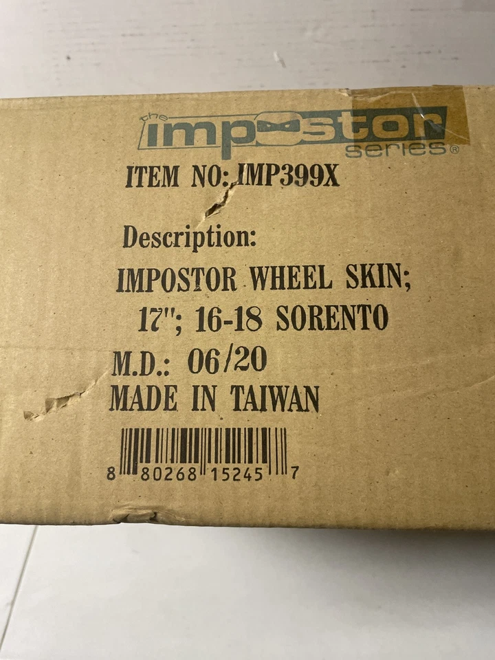 Coast 2 Coast IMP399x Cromo Impostor Juego de Recubrimiento de Rueda 4-17” 16-18 Kia Sorento Foto 2 de 3