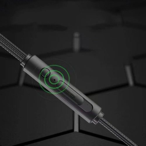 Mic Ear Hook Super Bass Earbuds Wired Headset Sports Earphone Wired Headphone - 第 12/20 張圖片