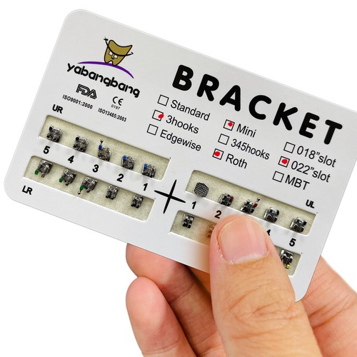 1-100 packs Dental Orthodontic Brackets Braces Mini Roth/MBT .022 Hooks 3-4-5 po - Picture 17 of 25
