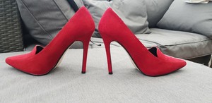 asos red court shoes