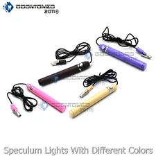 ODM Speculum Light Assorted Colors Stainless Steel Handle (Pick a Color)
