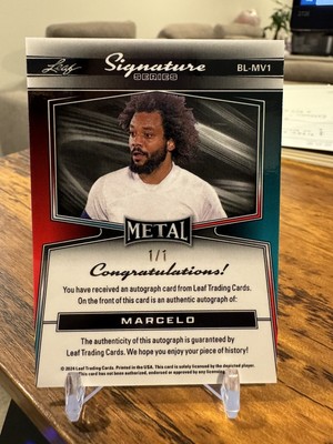 2024 Leaf Multisport Signature Series Marcelo #1/1 Auto ?? Stick 