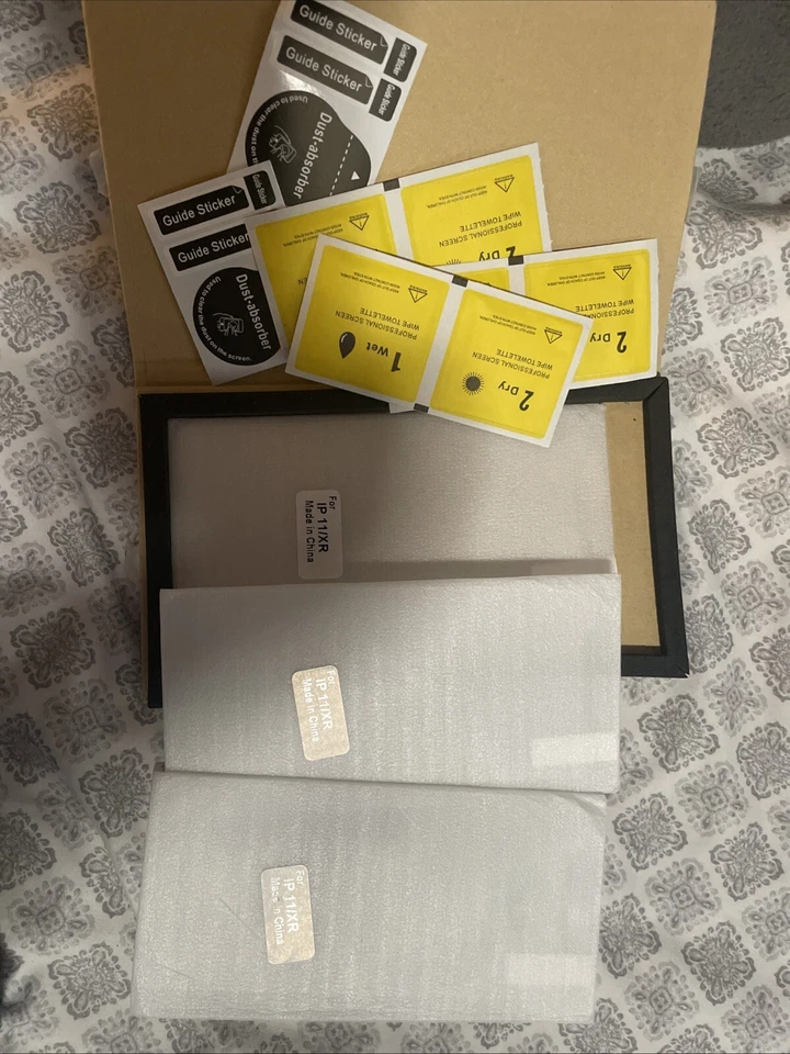 Paquete de 5 protectores de pantalla de vidrio templado premium Screen Pro para iPhone 11 Foto 3 de 4