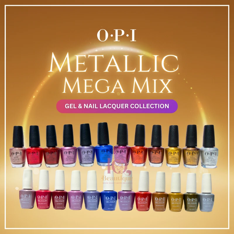 OPI Metallic Mega Mix Fall 2024 DUO Gel & Nail Polish NEW 12 COLORS *Pick Any*