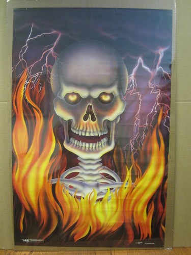 vintage Death Fire 1991 poster 3101