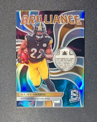2022 Panini Spectra | Najee Harris Brilliance Memorabilia Laundry Tag Patch 2/2