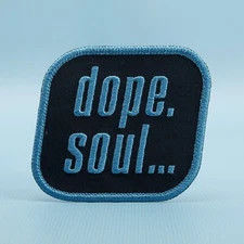 Dope Soul Patch - Being Black Pride Embroidery - Iron On Patches - 3.5x3 inches