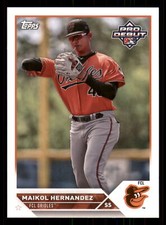 2023 Topps Pro Debut Maikol Hernandez #PD-84  FCL Orioles