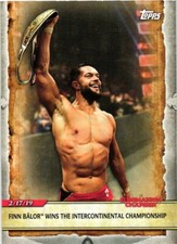 Finn Balor 2020 Topps Elimination Chamber Wrestling Card