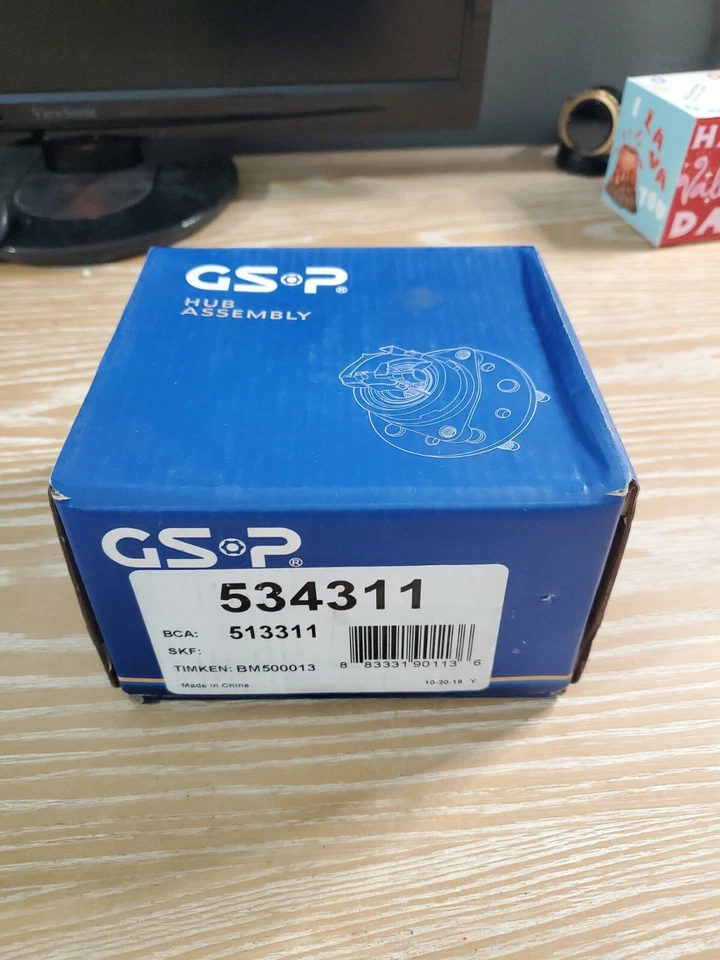 Conjunto de cojinete de eje y buje delantero GSP 534311 para 04-06 Infiniti G35 Foto 3 de 3