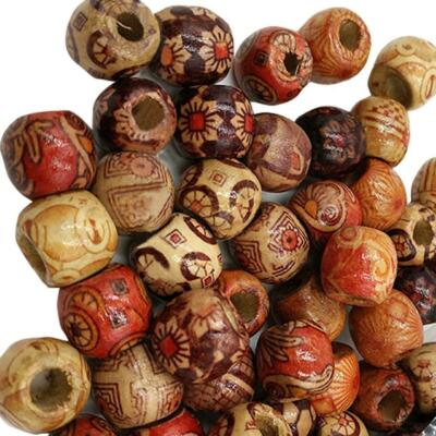 Boho Beads Large Wooden Beads For Macrame ⚡️Buy Maxbell 200