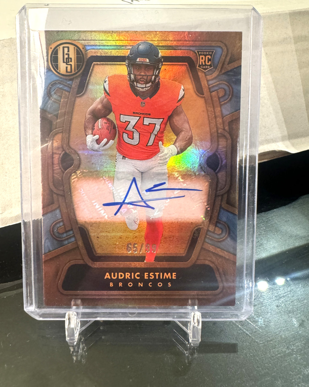 2024 Panini Gold Standard Audric Estime RC Autograph /99 Denver Broncos #170