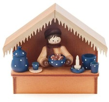 Holzhäuschen Weihnachtsmarktbude Thiel Erzgebirge