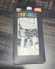 Wilson Staff Fit All Black/Gray/White Camo Junior Golf Glove NEW