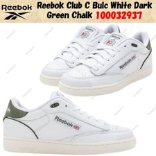 Reebok Club C Bulc bianco verde scuro gesso 100032937 taglia uomo