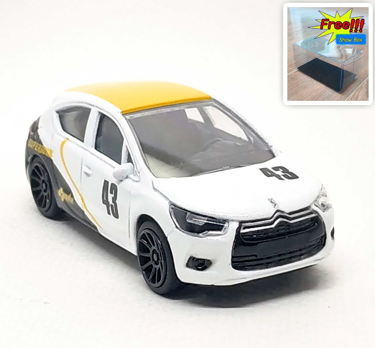 Majorette Citroen DS4 Supersonic no.43 White - Wheels 5UB 1:64 3