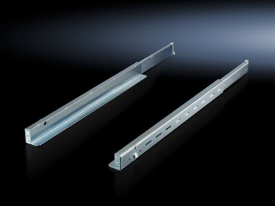 Gleitschienen Set für 19'' Rack | Rittal DK 5501.480 | 1 HE | 150 kg Traglast