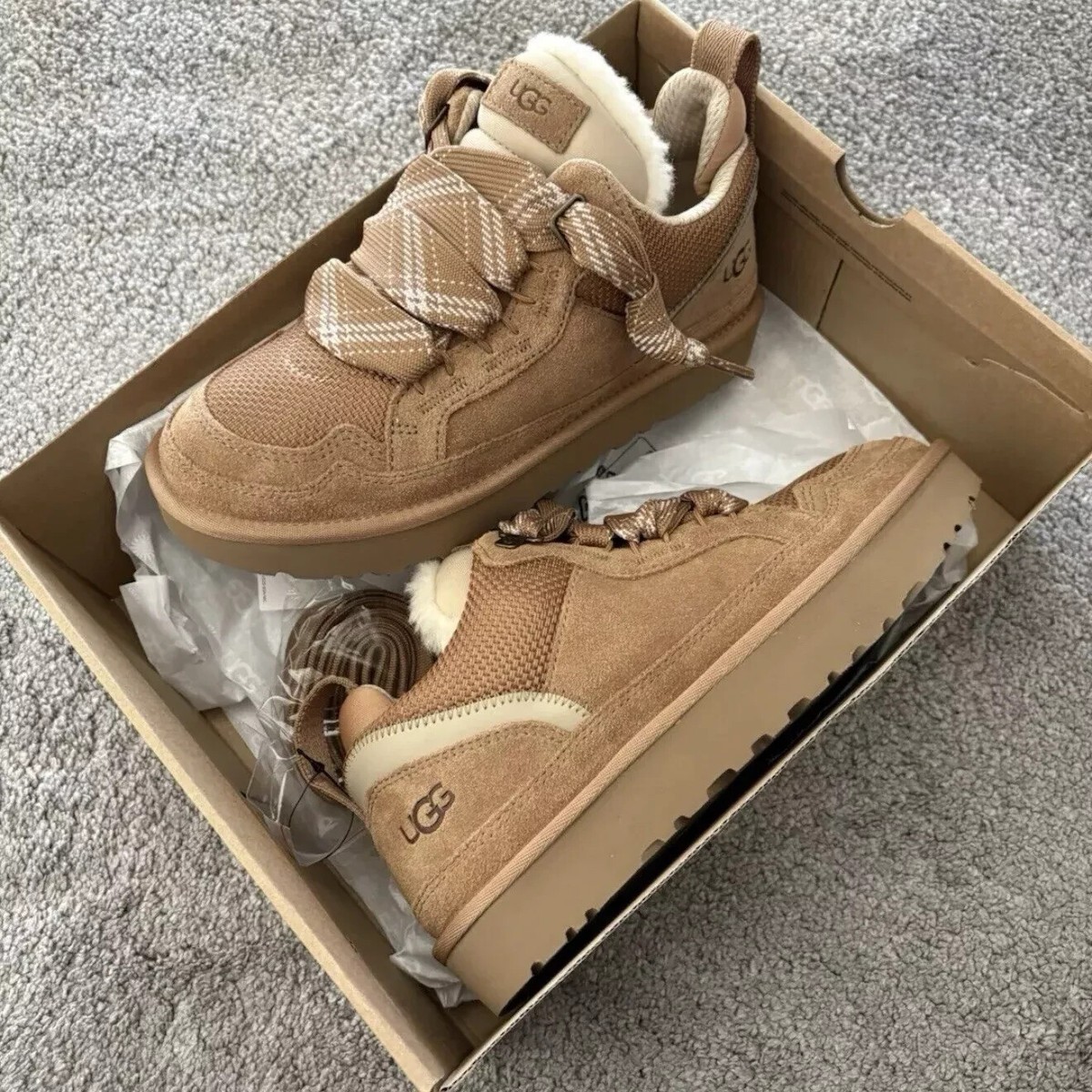 Ugg Lowmel Trainers Chestnut UK Next Day Delivery UK