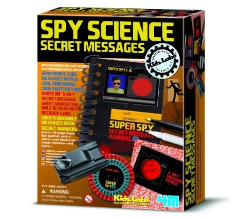 NUOVO SPIA SCIENZA MESSAGGIO SEGRETO Kit, Great Gizmos (1 CR123A