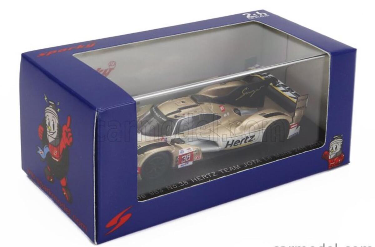 1:64 2023 Le Mans 24h -- #38 Porsche 963 Hertz Team Jota 1:64 2023 Le Mans 24h -- #38 Porsche 963 Hertz Team Jota