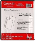 100 X A4 PLASTIC PUNCH PUNCHED POCKETS FOLDERS FILING WALLETS SLEEVES 30 MICRON